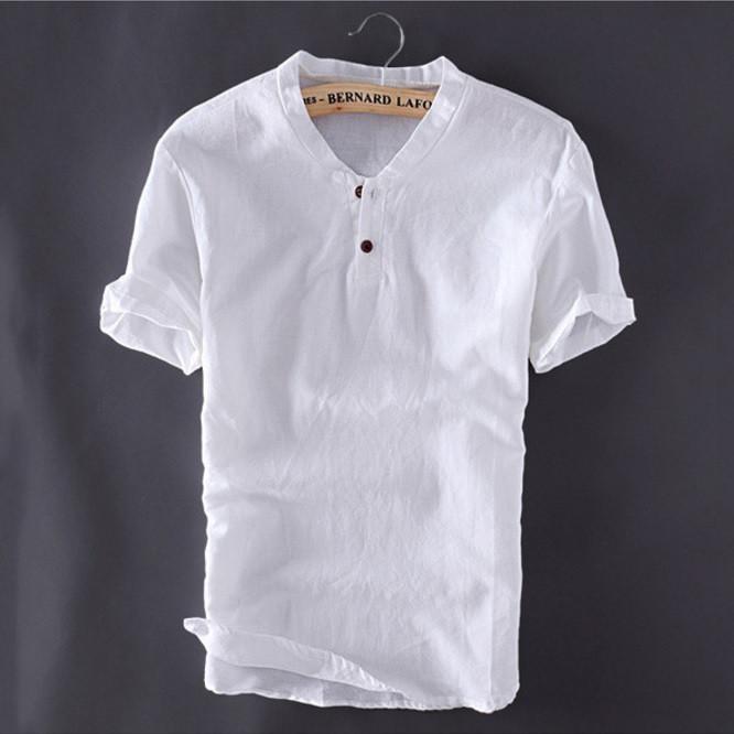 Summer Linen Shirt (3 Colors Available) - Barber Clips