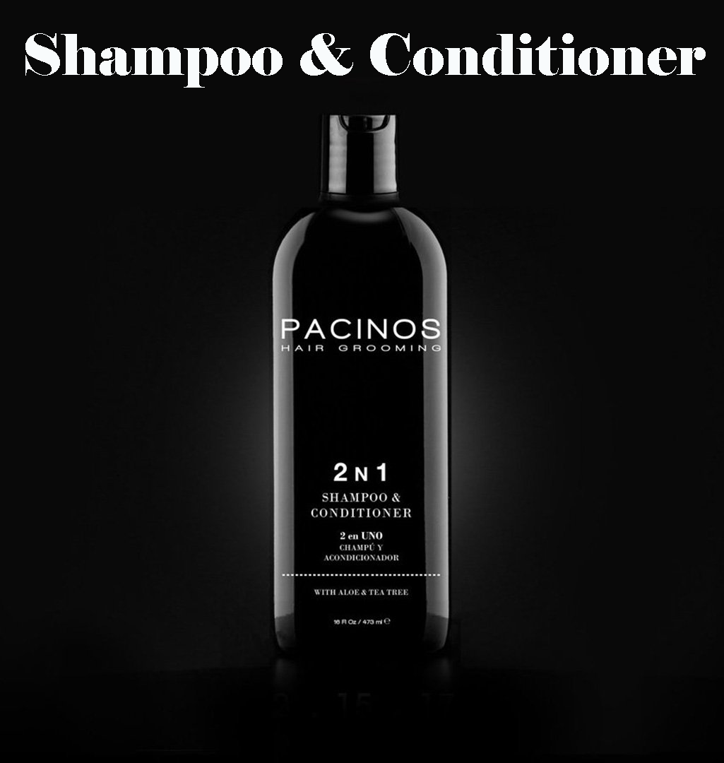 Pacinos 2N1 Shampoo & Conditioner - Barber Clips