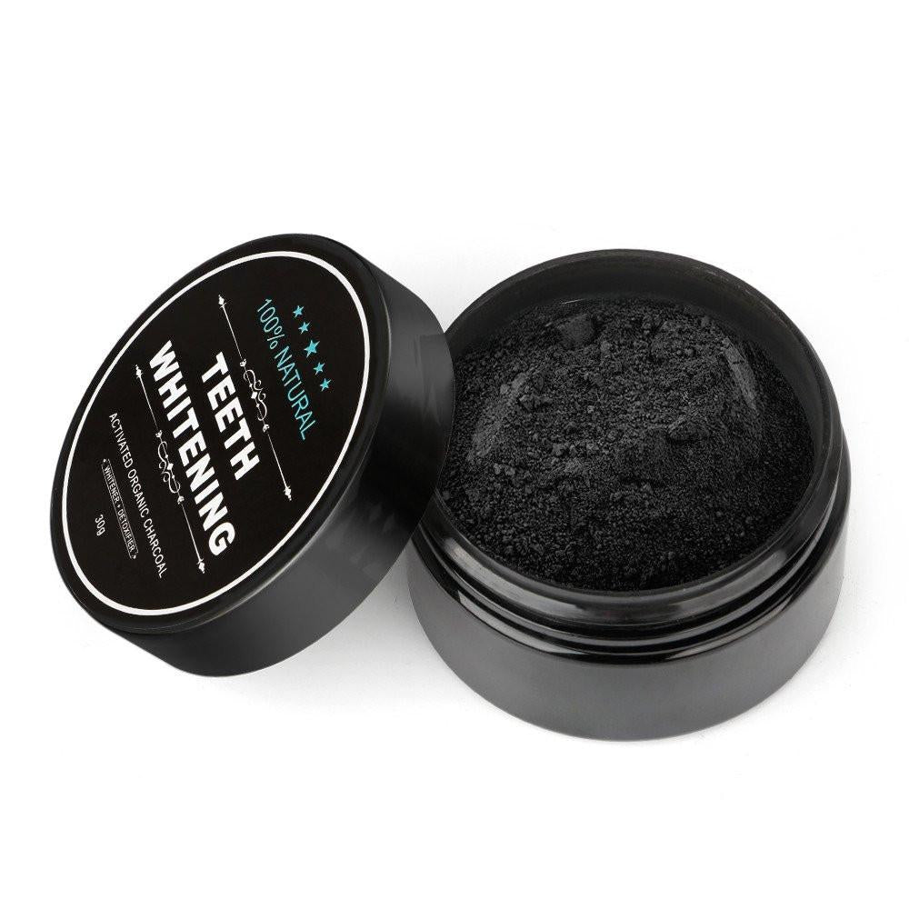 Activated Charcoal Teeth Whitening Polish - Barber Clips