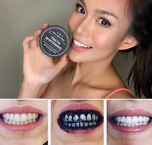 All-Natural Charcoal Teeth Whitening Powder