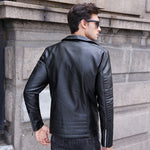 Moto Leather Jacket - Barber Clips