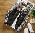 Urban Contrast Floral Windbreaker (4 Colors Available) - Barber Clips